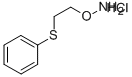 O-(2-Phenylsulfanyl-ethyl)-hydroxylamine  hydrochloride 结构式