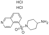 1-(Isoquinoline-5-sulfonyl)-piperidin-4-ylamine dihydrochloride 结构式