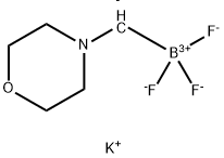 (吗啉-4-基)甲基三氟硼酸钾 结构式