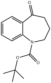 tert-butyl 5-oxo-2,3,4,5-tetrahydro-1H-1-benzazepine-1-carboxylate 结构式