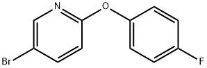 5-溴-2-(4-氟苯氧基)吡啶 结构式