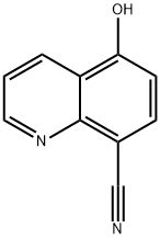5-羟基喹啉-8-甲腈 结构式