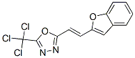 2-[2-(Benzofuran-2-yl)vinyl]-5-(trichloromethyl)-1,3,4-oxadiazole 结构式