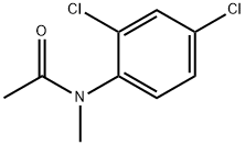 2',4'-二氯-正-甲基乙酰苯胺 结构式