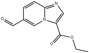 IMidazo[1,2-a]pyridine-3-carboxylic acid, 6-forMyl-, ethyl ester 结构式