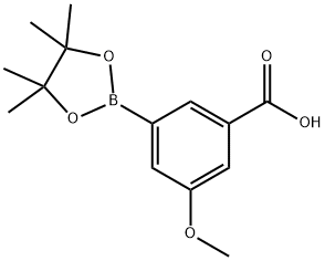 3-CARBOXY-5-METHOXYPHENYLBORONIC ACID, PINACOL ESTER 结构式