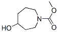 1H-Azepine-1-carboxylic  acid,  hexahydro-4-hydroxy-,  methyl  ester 结构式