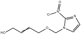 4-[(2-Nitro-1H-imidazol-1-yl)methoxy]-2-buten-1-ol 结构式