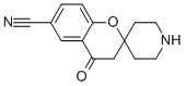 4-OXOSPIRO[CHROMAN-2,4'-PIPERIDINE]-6-CARBONITRILE 结构式