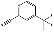 2-氰基-4-三氟甲基吡啶 结构式