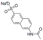 sodium 6-acetamidonaphthalene-2-sulphonate  结构式