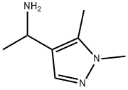 1-(1,5-二甲基1H-吡唑-4-基)乙基胺 结构式