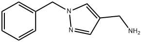 4-(氨基甲基)-1-苄基吡唑 结构式