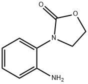 3-(2-氨基苯基)-1,3-恶唑烷-2-酮 结构式
