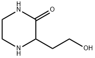 3-(2-hydroxyethyl)piperazin-2-one 结构式