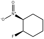 Cyclohexane, 1-fluoro-2-nitro-, cis- (9CI) 结构式