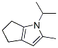 Cyclopenta[b]pyrrole, 1,4,5,6-tetrahydro-2-methyl-1-(1-methylethyl)- (9CI) 结构式