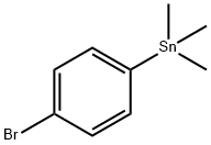 Trimethyl(p-bromophenyl)stannane 结构式