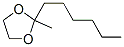 2-己基-2-甲基-1,3-二氧戊环 结构式
