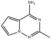 Pyrrolo[2,1-f][1,2,4]triazin-4-aMine, 2-Methyl- 结构式