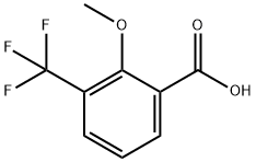 2-甲氧基-3-(三氟甲基)苯甲酸 结构式