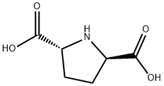 (2R,5R)-吡咯啉-2,5-二羧酸 结构式