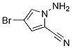 1-氨基-4-溴-1H-吡咯-2-氰基 结构式