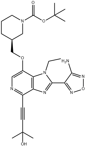 (S) - 3 - (((2-(4-氨基-1,2,5-恶二唑-3-基)-1-乙基-4-(3-羟基-3 结构式