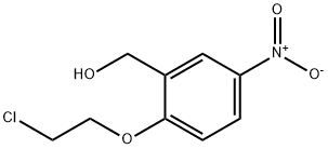 2-(2-氯乙氧基)-5-硝基苄醇 结构式