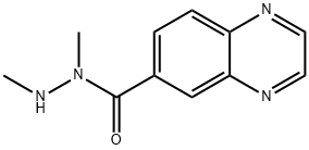 N,N'-二甲基喹喔啉-6-碳酰肼 结构式