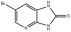 6-BROMO-1,3-DIHYDRO-2H-IMIDAZO[4,5-B]PYRIDINE-2-THIONE 结构式