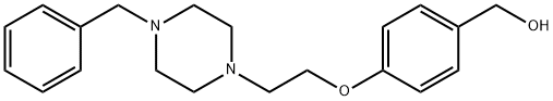 (4-(2-(4-Benzylpiperazin-1-yl)ethoxy)phenyl)Methanol 结构式