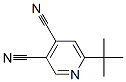 3,4-Pyridinedicarbonitrile,  6-(1,1-dimethylethyl)- 结构式