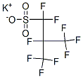 potassium 1,1,2,3,3,3-hexafluoro-2-(trifluoromethyl)propanesulphonate  结构式