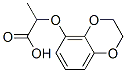 Propanoic  acid,  2-[(2,3-dihydro-1,4-benzodioxin-5-yl)oxy]- 结构式