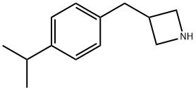 3-(4-异丙基苄基)氮杂环丁烷 结构式