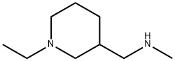 1-(1-ETHYLPIPERIDIN-3-YL)-N-METHYLMETHANAMINE 结构式