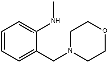 N-甲基-2-(4-吗啉基甲基)苯胺 结构式