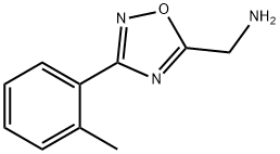[3-(2-甲基苯基)-1,2,4-恶二唑-5-基]甲胺盐酸盐 结构式