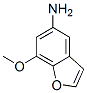 5-Benzofuranamine,  7-methoxy- 结构式