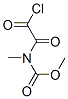 Carbamic  acid,  (chlorooxoacetyl)methyl-,  methyl  ester  (9CI) 结构式