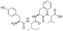 tyrosyl-isoleucyl-phenylalanyl-valine 结构式