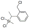 dichloro[1-[(chloromethyl)phenyl]ethyl]methylsilane 结构式