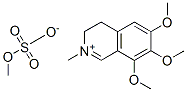 3,4-dihydro-6,7,8-trimethoxy-2-methylisoquinolinium methyl sulphate 结构式