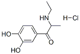 1-(3,4-dihydroxyphenyl)-2-(ethylamino)propan-1-one hydrochloride 结构式