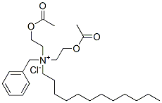 bis[2-(acetoxy)ethyl]benzyldodecylammonium chloride 结构式