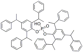 bis[2,4,6-tris(1-phenylethyl)phenyl] hydrogen phosphate 结构式