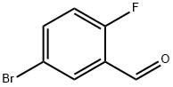 5-溴-2-氟苯甲醛 结构式