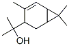 alpha,alpha,4,7,7-pentamethylbicyclo[4.1.0]hept-4-ene-3-methanol 结构式