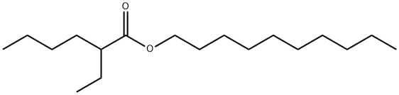 2-乙基己酸癸酯 结构式